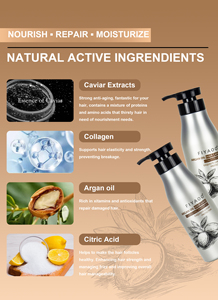 Fiyaoo Professional Shampooing à l'huile d'argan bio pur luxueusement doux <span class=keywords><strong>et</strong></span> hydratant pour lisser les cheveux secs Échantillon gratuit - Product Image 6