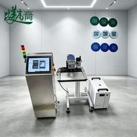 Machine de marquage laser UV anti-contrefaçon avec positionnement visuel et gravure rapide par lots pour logos, textes et numéros sur capsules