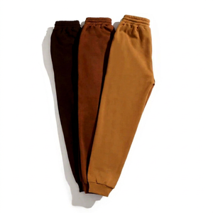 Women's <b>Trousers</b> <b>Harem</b> Pants Elastic Waist Full Length Casual Knitted 100% Cotton Solid Color Autumn Style Regular Fit <b>Trouser</b> - Product Image 1