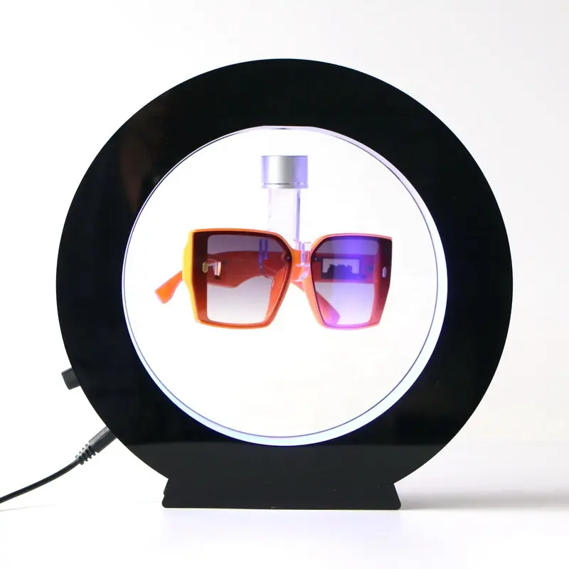 Occhiali da vista occhiali da vista occhiali da sole ottici occhiali da sole negozio vetrina espositore levitante magnetico per negozio al dettaglio