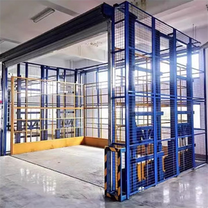 Lift Barang Gudang Hidrolik dengan Rel Pandu Vertikal Industri yang Dipasang di Dinding - Product Image 2