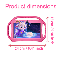 Tablet Android 12 YPORANGE 7 Inci Baru untuk Anak-anak 2GB+32GB MTK Quad Core 1.2GHz Baterai 3000MAH Wi-Fi 1024x600 Kamera 0.3MP+2MP