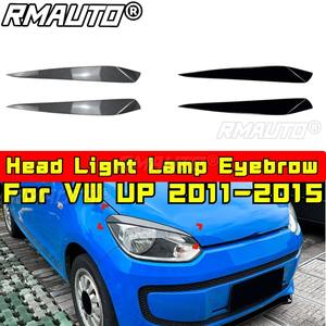 Kit de décoration de phares pour VW UP 2011-2015, garnitures de phares, sourcils de phares, accessoires de style automobile pour VW UP. - Product Image 2
