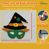 Personnalisable Halloween EVA Mousse Figure Masques Kit Enfants DIY Festif Nouveau Personnalisable Pâte Jouets