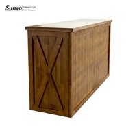 Tables de bar pliantes en bois massif modernes pour la maison, le bar, le restaurant, l'hôtel - Meubles de salle à manger commerciaux durables