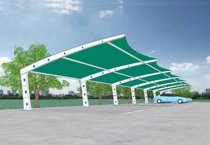 Cochera para 2/4/8 Autos de 5m*6m, Estructura de Membrana, Venta Directa de Fábrica, Cochera Comunitaria - Product Image 4