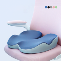 Coussins de chaise de bureau coussin de siège de voiture antidérapant sciatique et dos coccyx soulagement de la douleur coussin de chaise oreiller de fesses en mousse à mémoire