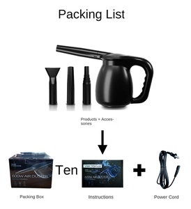 ปืนเป่าลมเป่าลมในรถยนต์แบบมีสายแรงสูงใช้ทำความสะอาดในครัวเรือน - Product Image 3