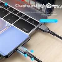Câble de données pour téléphone portable pour iPhone et Android - Connecteurs Micro USB/Type-C, matériau tressé en nylon, charge rapide 3A, longueur 2m 3m