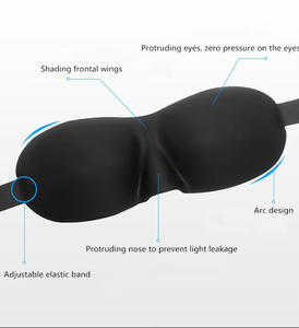 Fabrik Großhandel verstellbare 3D benutzer definierte Logo Augen Schlaf maske Nasen pad Elastic Dark Circles <span class=keywords><strong>Beauty</strong></span> - Product Image 2
