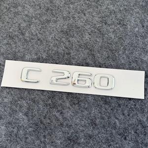 Lettres de <span class=keywords><strong>coffre</strong></span> de voiture 3D ABS argent noir finition brillante C180 C200 C220 C260 C300 C320 <span class=keywords><strong>Protection</strong></span> d'emblème pour <span class=keywords><strong>Mercedes</strong></span> W203 W204 W205 - Product Image 5