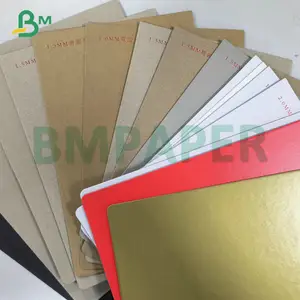 Multi-color 2mm 2.5mm 3mm Rigid Carton Thick Laminated Cardboard For Packaging Boxes