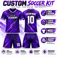 Tenues d'entraînement de football personnalisées pour enfants, maillot de football à séchage rapide par sublimation pour les ligues jeunes et les camps sportifs
