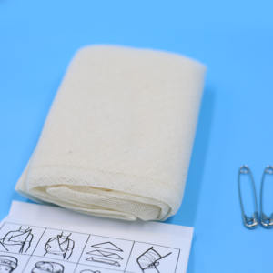 ضمادة مثلثة من القماش الخام، درجة طبية، قطن غير مصبوغ للإسعافات الأولية - Product Image 6