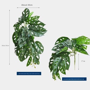 Fern <strong>Wild</strong> <strong>Taro</strong> Foliage Greenery Artificial Flowers Simulated <strong>Roots</strong> Tropical Rainforest Decor Forest-Style Landscaping Potted - Product Image 2