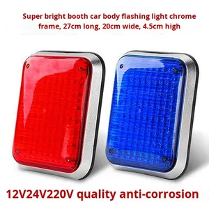 Luz de Advertencia Intermitente Grande de 12V con LED Cromado de Fábrica Owf, Luz de Seguridad para Cabinas, Luz de Emergencia para Ingeniería, Primeros Auxilios, Ambulancias y Bomberos - Product Image 2