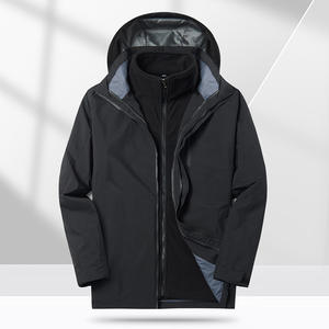 Chaqueta de montaña para mujer, tres en uno, nueva colección 2025, otoño e invierno, para parejas, cortavientos, impermeable, chaqueta de esquí para hombre, a la moda. - Product Image 3