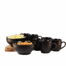 Tasses et mugs en grès, mugs en grès personnalisés, vaisselle imprimée sur mesure, tasses en céramique durables, mugs à café personnalisés - Product Image 3