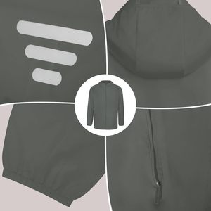 Men's UPF 50+ Full Zip Sun Protection Hoodie Long Sleeve <b>Light</b> Jacket For Hiking Fishing Summer Outdoor Wear - Product Image 4
