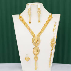 עיצוב תכשיטים משלך אפריקה תכשיטים מסורתי, זהב דובאי זהב סט תכשיטים עיצובים של קטלוג תכשיטים - Product Image 2