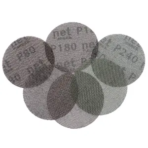 4Inch 100mm Mesh Abrasive net disc Dust Free Sanding Discs Anti-blocking Dry Grinding Sandpaper 80 to 240 Grit