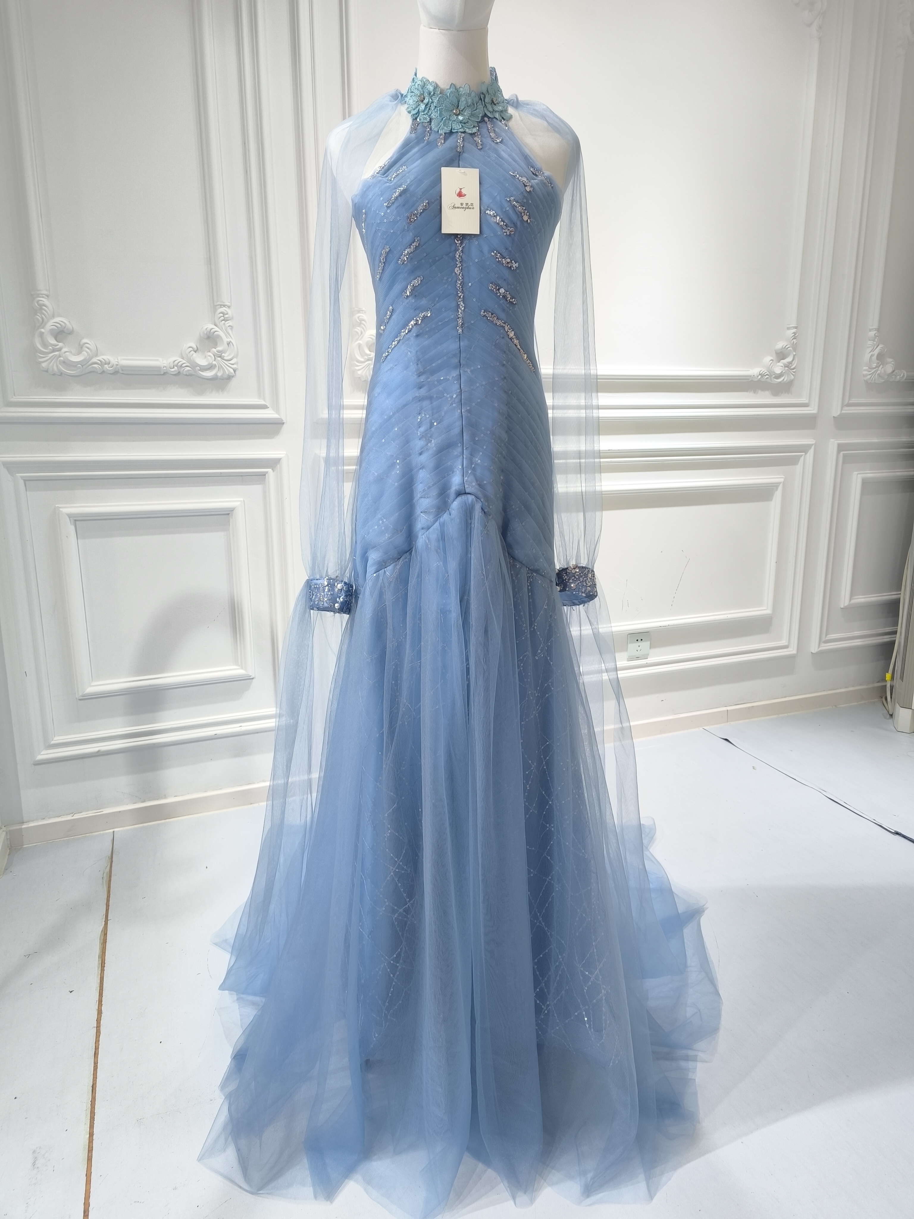 baby blue fancy dress Buy Nelly Fancy Satin Dress - Light Blue