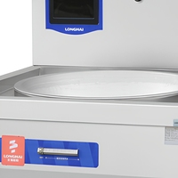 Fuchu – Plaque de cuisson professionnelle à induction en acier inoxydable, double combustible, 20 kW, mode économie d'énergie, avec protection anti-éclaboussures – Meilleure vente
