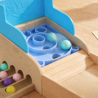Ensemble de jeu de pique-nique et de camping en bois pour tout-petits et jeu de billard, jouet interactif Montessori pour enfants de 3 ans et plus