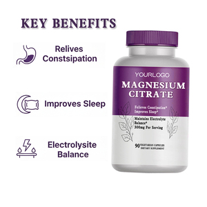 Magnezyum Sitrat Magnezyum Glisinat Malat Sitrat Kompleksi Üçlü Magnezyum Kompleksi Kapsülleri Magnezyum Sitrat Kapsülleri - Product Image 6