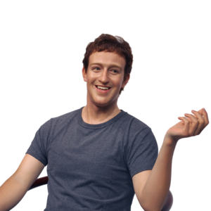 Escultura de Silicona de Tamaño Real Hiperrealista Tallada a Mano de un Famoso Emprendedor en Pose Sentada para Decoración de Interiores - Product Image 4