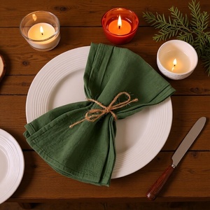 Grenzüberschreitende Quadratische Servietten Vier Jahreszeiten Waschbar Wiederverwendbar Großpackung für Restaurants Hochzeiten Party Tischdekoration - Product Image 1