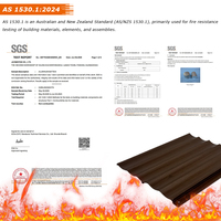 Revêtement mural en bois grainé 3D ignifuge en gros, panneau en aluminium cannelé pour extérieur