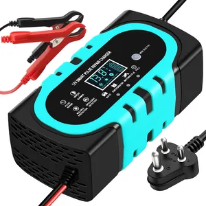 Produtos originais 2022 nova tecnologia 12V 10A Car Charger Trickle Automatic14.6V 6A Chumbo Ácido Carregador de Bateria Mantenedor