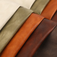 Cuir synthétique de haute qualité, écologique, matière imitation cuir, faux cuir rexine, tissu en cuir artificiel pour vêtements