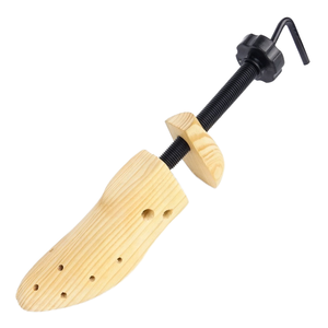 Extenseur métallique à 2 voies pour étirer la largeur et la longueur des chaussures en bois de pin - Product Image 2