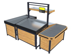 Bán lẻ thực phẩm hiển thị đứng siêu thị trái cây và rau kệ - Product Image 6