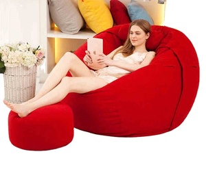 <span class=keywords><strong>Sofa</strong></span> Sack - Sillón Puff Ultra Suave - Sillón Puff de Espuma Viscoelástica con Funda de Microfibra - Mueble <span class=keywords><strong>Relleno</strong></span> de Espuma - Product Image 5