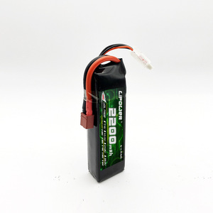Batterie LiPo 11.1V 2200mAh 3S avec taux de décharge élevé et connecteur XT60 pour drones - Product Image 3