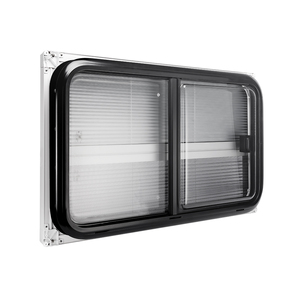 Ventana Lateral Corredera <span class=keywords><strong>para</strong></span> RV con Marco Negro, <span class=keywords><strong>Ventanas</strong></span> Bloqueables <span class=keywords><strong>para</strong></span> Caravana/Camper con Vidrio Aislante <span class=keywords><strong>para</strong></span> Conversión de Remolque de Viaje - Product Image 4