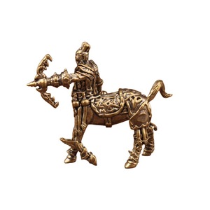Brass Centaur Figurine Archer <b>Small</b> Decorative <b>Ornament</b> For Living Room Traditional Style - Product Image 5