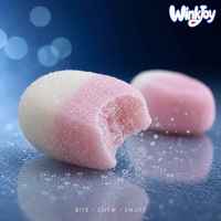 Zure snoepmix Zweedse gummy mini ovale aardbei vanille passievrucht watermeloen vegan halal US EU-conform bulk