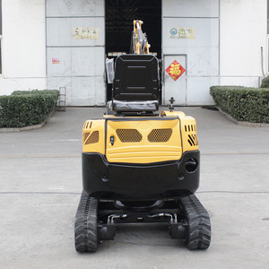 Mini-excavatrice sur chenilles jaune 13 tonnes pour usage agricole multifonction EZ 13 - Product Image 1