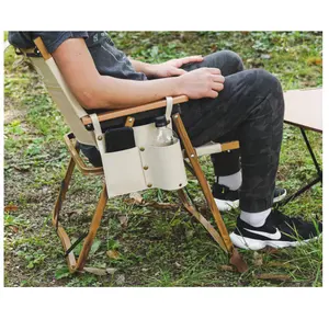 Outdoor Camping Chair Cup Phone Storage Bag Folding Table Side Hanging Mesh Bag Portable Camping Hanging Pocket Hanging Bag