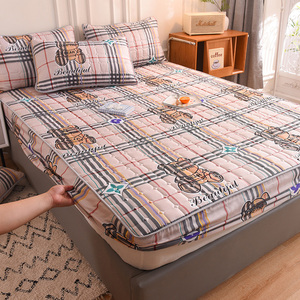 2024 nhà máy bán buôn tùy chỉnh đôi Nữ Hoàng Vua duy nhất đôi kích thước được trang bị tấm sợi nhỏ được trang bị tấm - Product Image 2