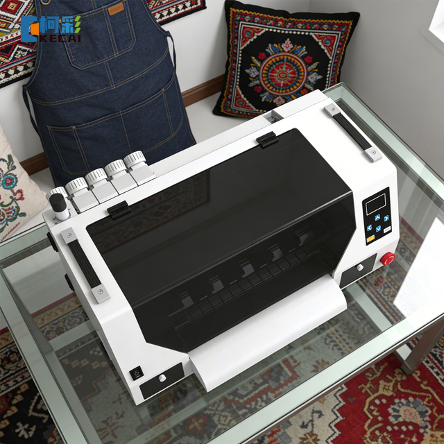 KECAI Simple Operation DTF Printer 13 Inch 33 CM Dual Head XP600 All in One DTF+t-shirt+printer