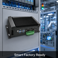 Computadora Industrial Integrada Robusta Sin Ventilador YCT, Chasis de Aluminio, Intel N100, 4GB-32GB RAM, Win10/11/Linux, Computación de Borde, IoT