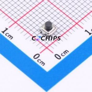 W4B251210 Tactile Switch SMD-4P,3.4x3.4mm Switch Single Pole Single Throw Round Button 1.6N 3.35mm - Product Image 1