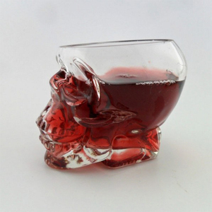 Juego de copas de vino de <span class=keywords><strong>calavera</strong></span> de cuarzo transparente, <span class=keywords><strong>cristal</strong></span> de 75ml, para fiesta, 4 unidades - Product Image 6