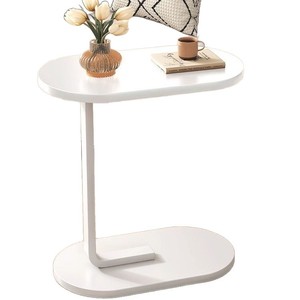 Wood Top Coffee <b>Table</b> Oval Shape Modern Design Living Room Bedroom Side <b>Table</b> - Product Image 5