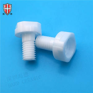 Tornillos de cerámica Zirconia Hex Socket Resistente al desgaste Tuerca de cerámica Tornillo de aislamiento Estructura de ubicación de cerámica - Product Image 5